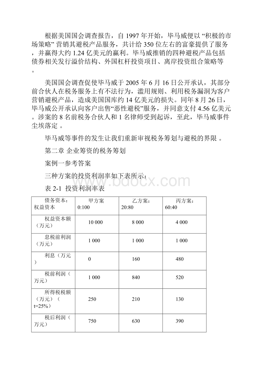 盖地税务筹划学第版章后案例参考答案.docx_第2页