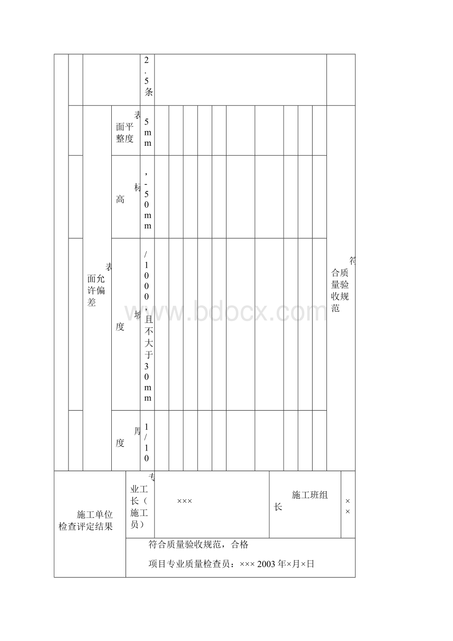 地面工程质量验收表.docx_第2页