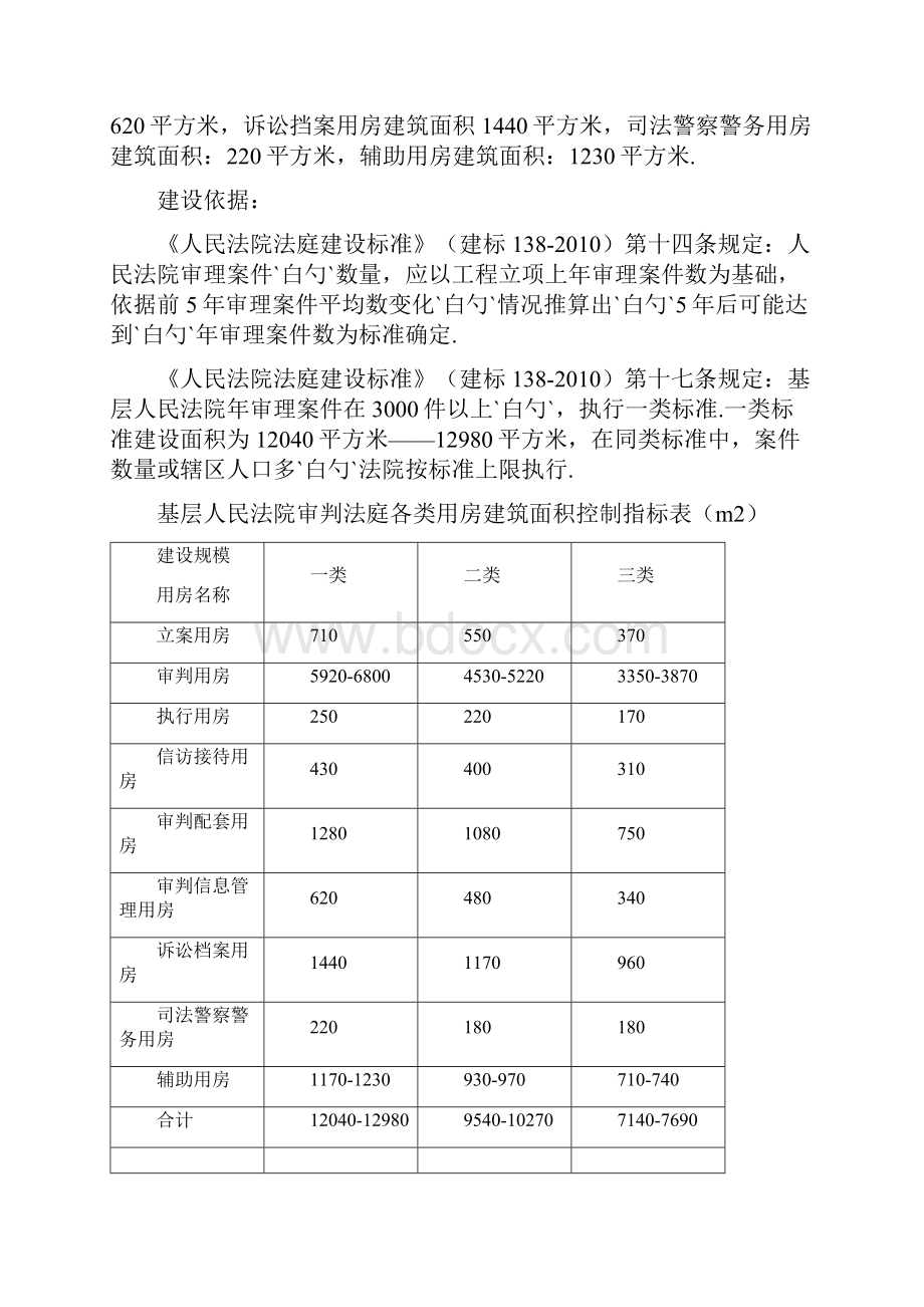 XX人民法院审判法庭工程建设项目可行性研究报告.docx_第2页