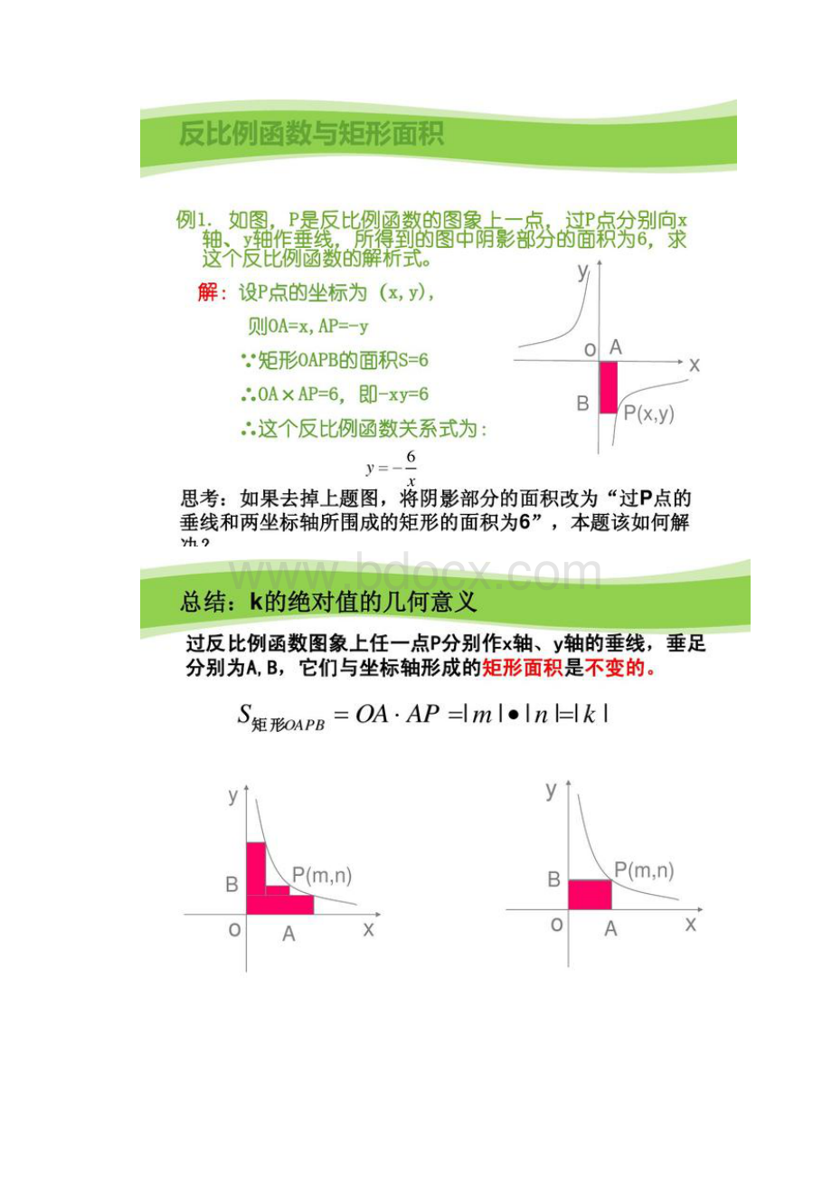 中考反比例函数复习资料.docx_第2页