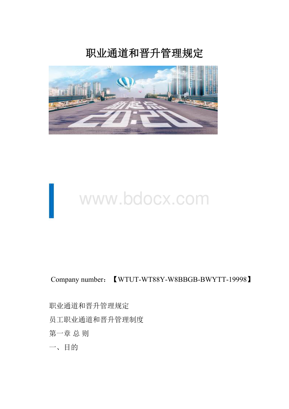 职业通道和晋升管理规定.docx