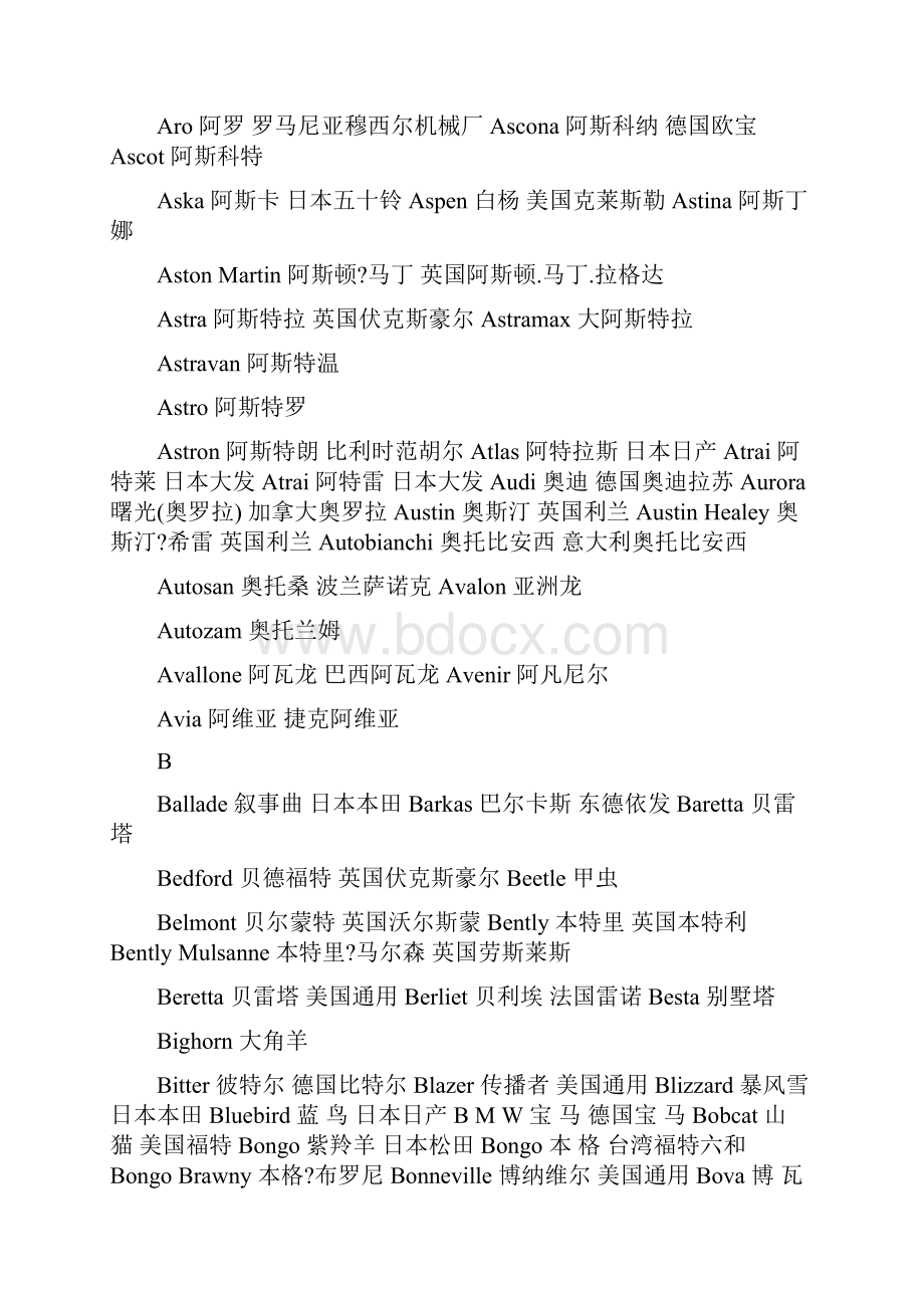 汽车品牌英文名称指南.docx_第2页