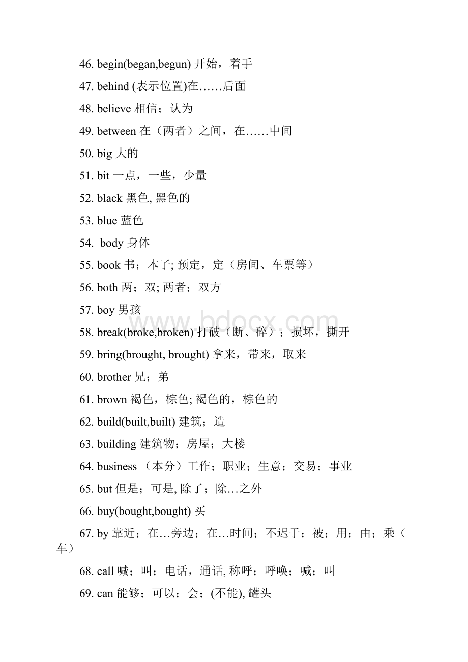 中考英语最重要的高频词.docx_第3页