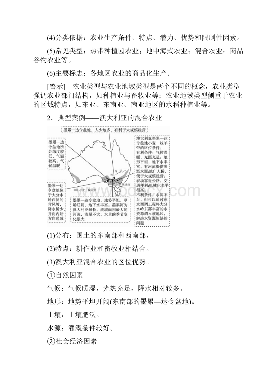 课标通用版高考地理大一轮复习第24讲农业地域类型学案新人教版.docx_第2页