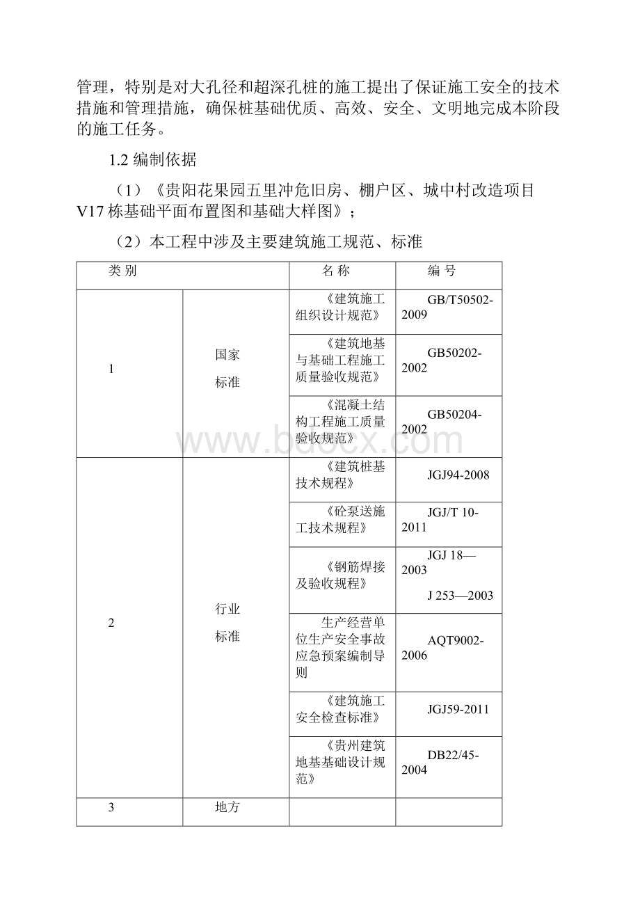 花果园五里冲危旧房棚户区城中村改 造 项 目V区17#楼冲击成孔桩施工方案.docx_第3页