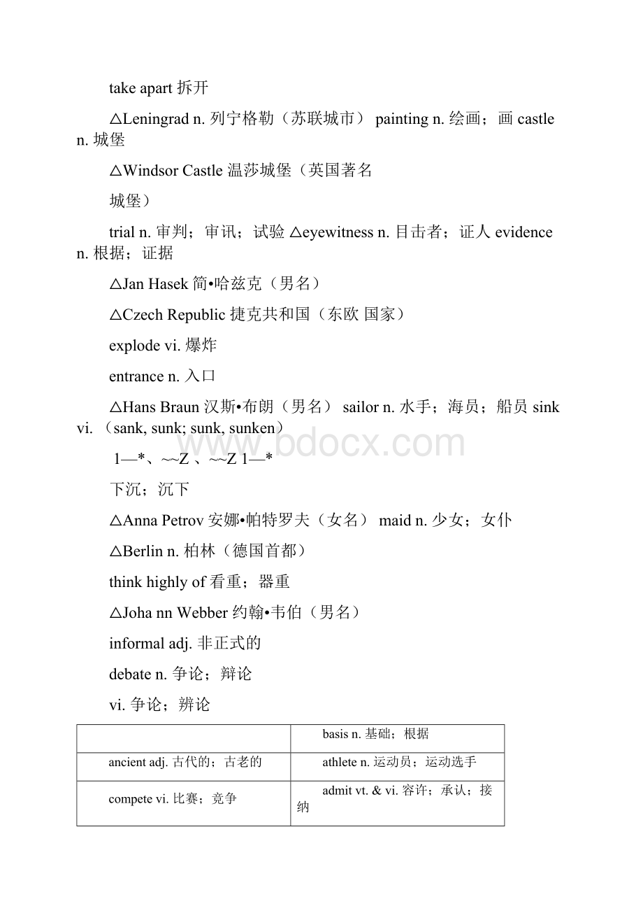 新课标必修二英语词汇表.docx_第3页