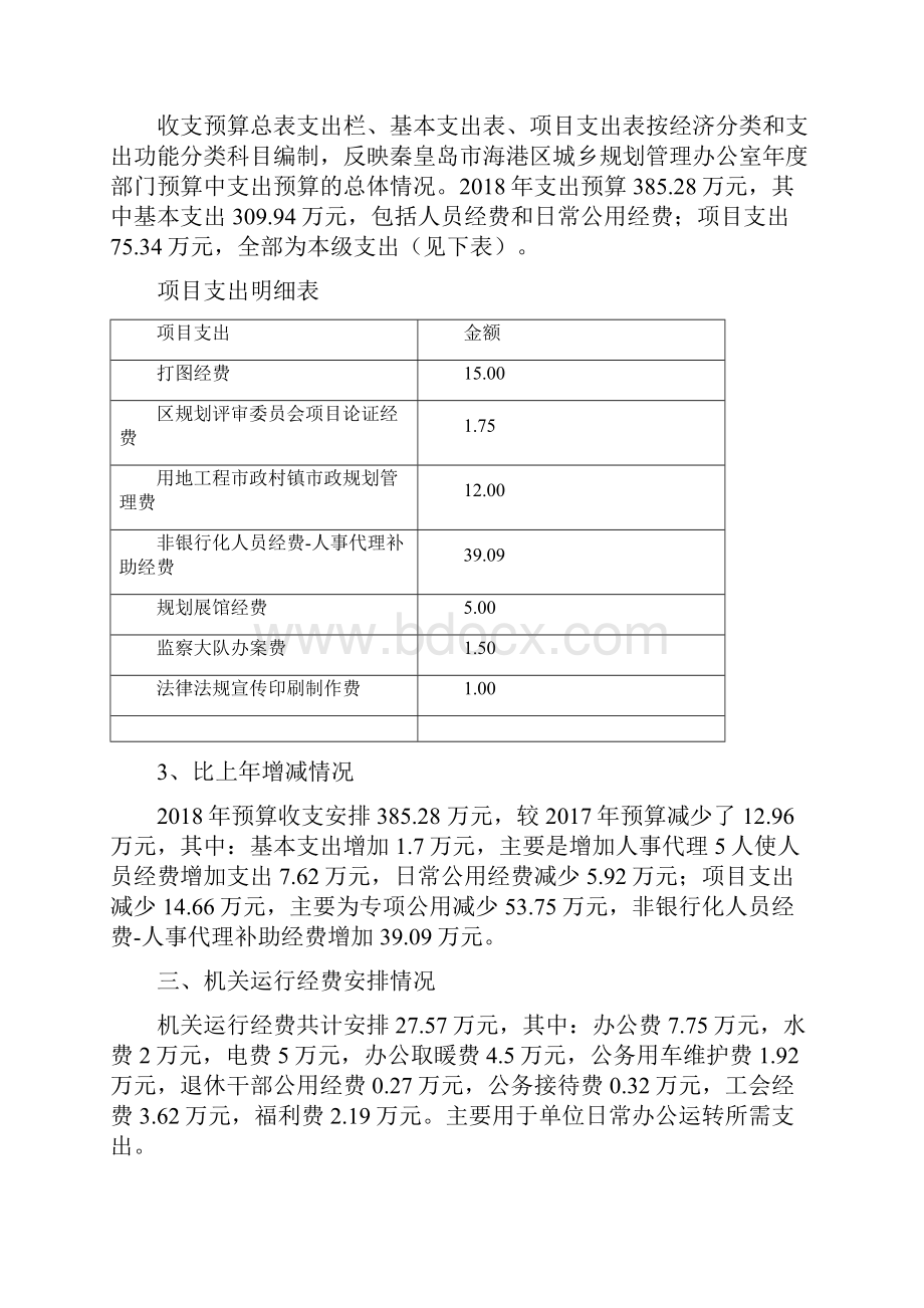 秦皇岛海港区城乡规划管理办公室部门预算信息公开.docx_第3页