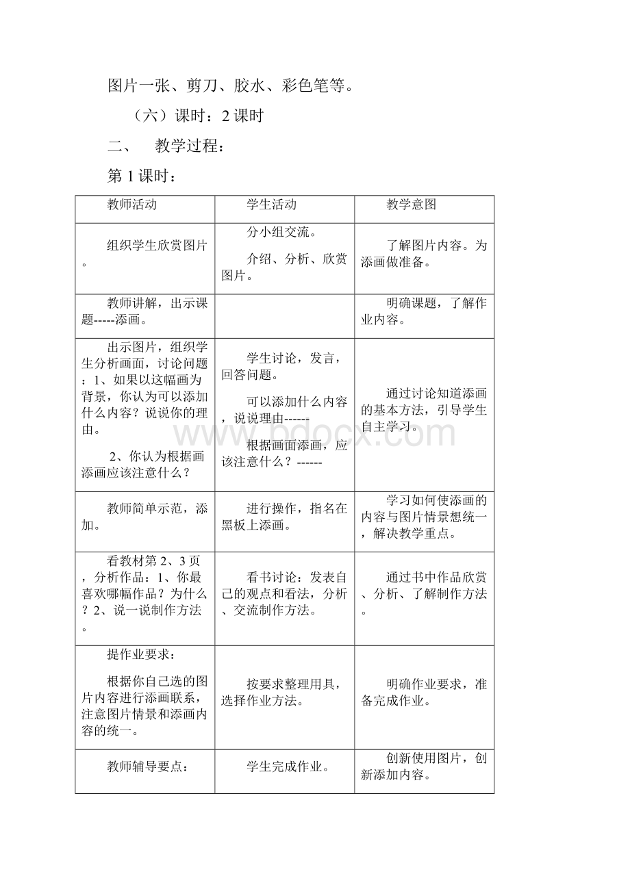 春季学期人美版小学二年级美术下册教案全册.docx_第2页