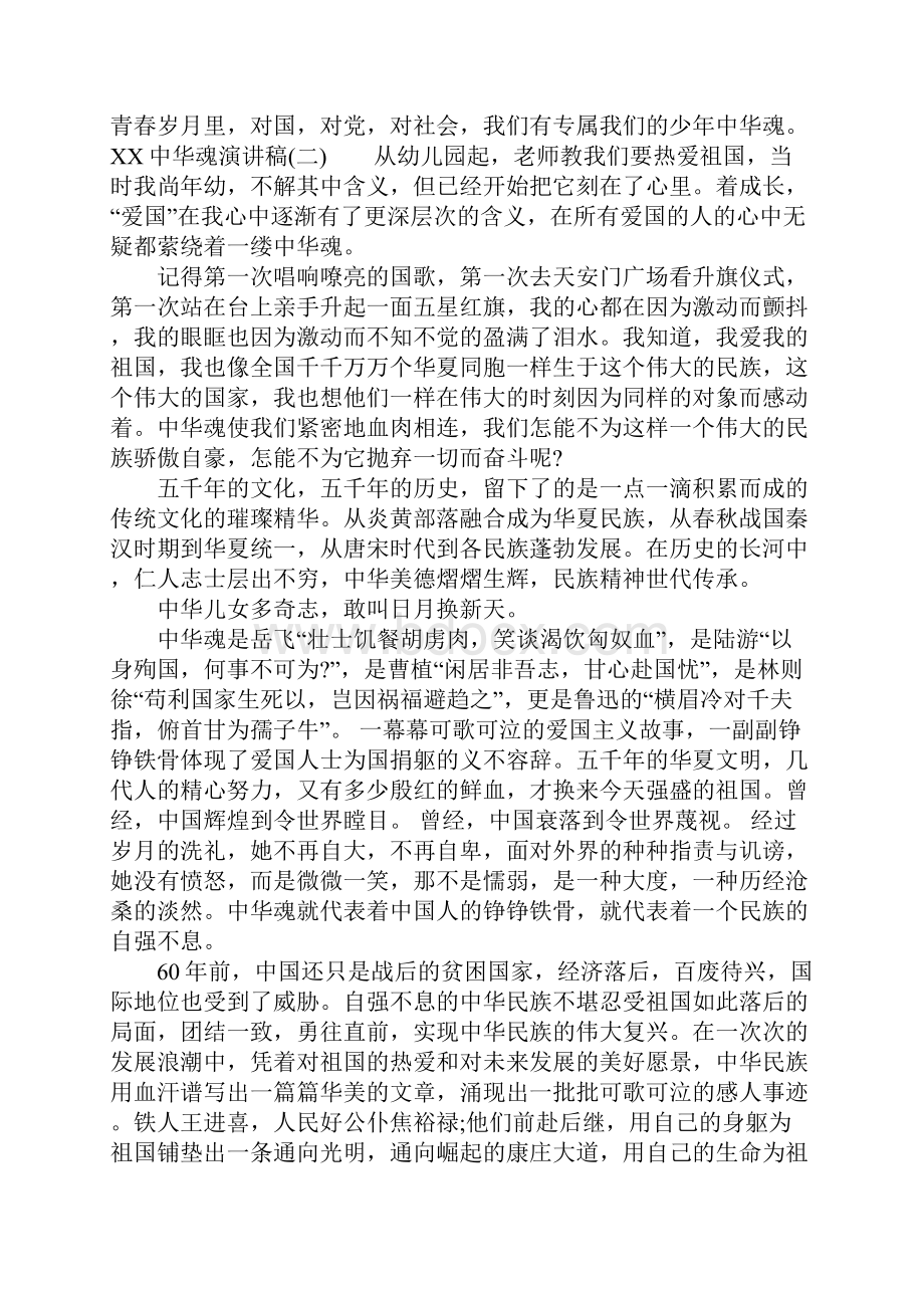 XX中华魂演讲稿.docx_第2页