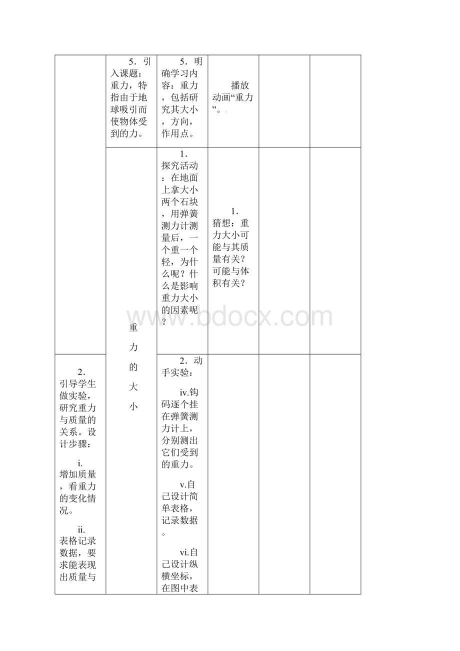 最新人教版八年级物理下册《73重力》教案.docx_第3页