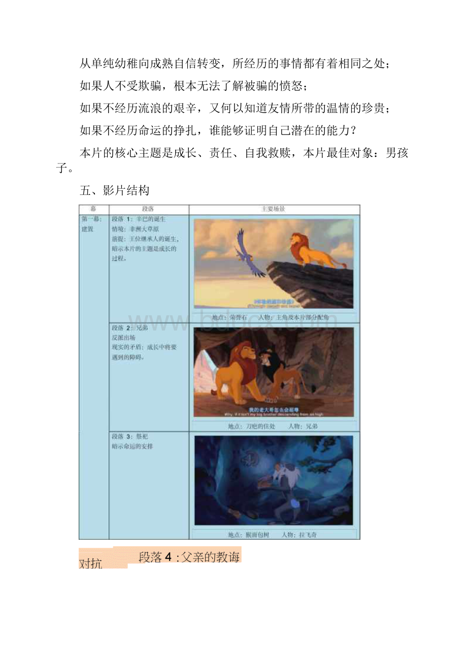 动画影片结构分析狮子王0305070451.docx_第3页