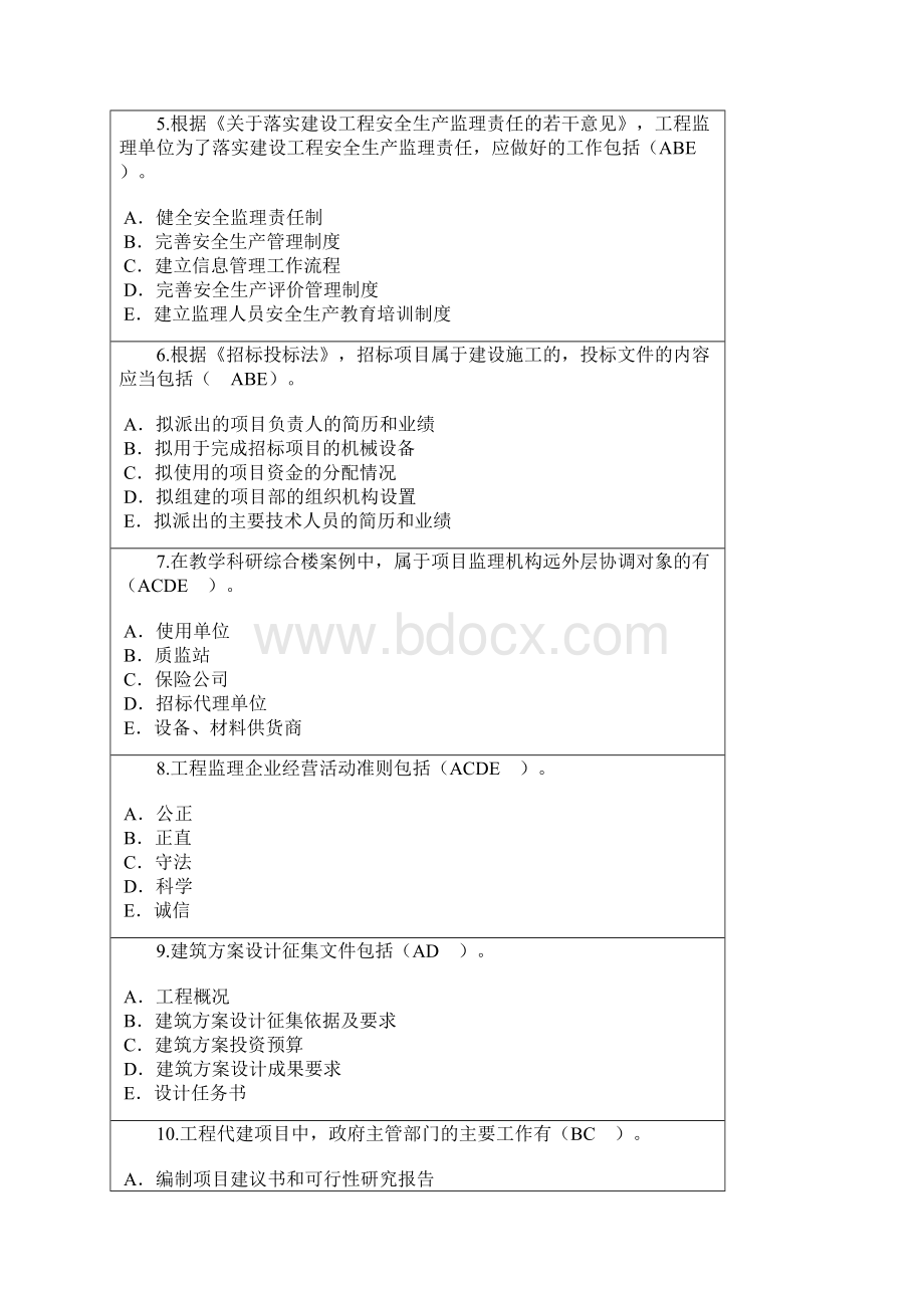 纯干货监理延续必修附答案多选题收藏.docx_第2页