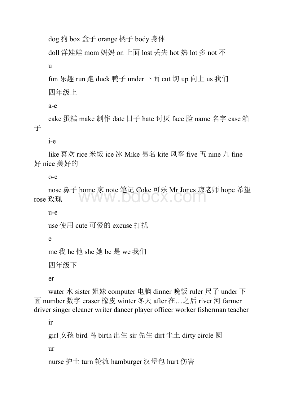 新E小学英语级语音知识总结.docx_第3页