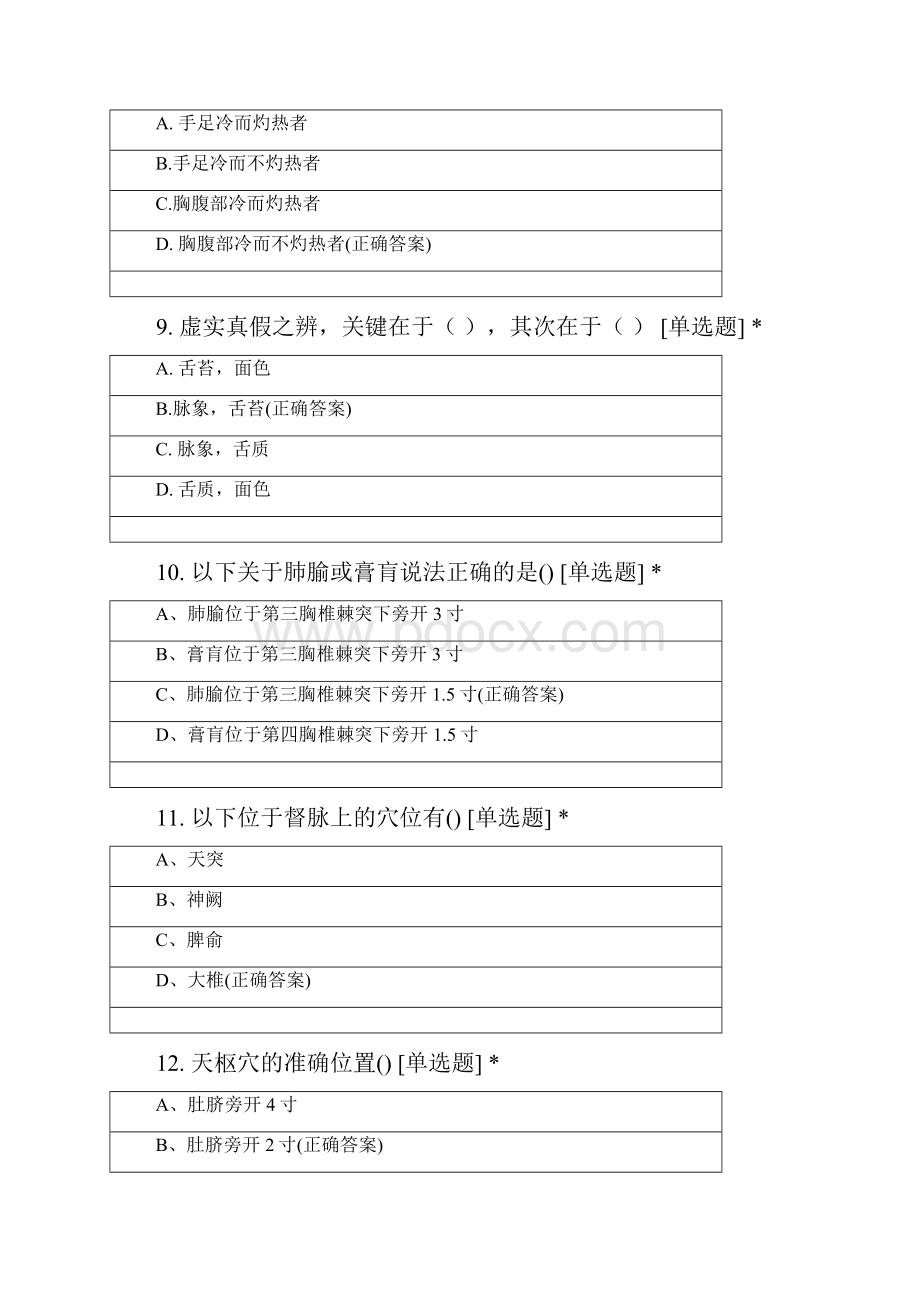 上海中医药大学19级中医学专业中医护理学基础理论.docx_第3页