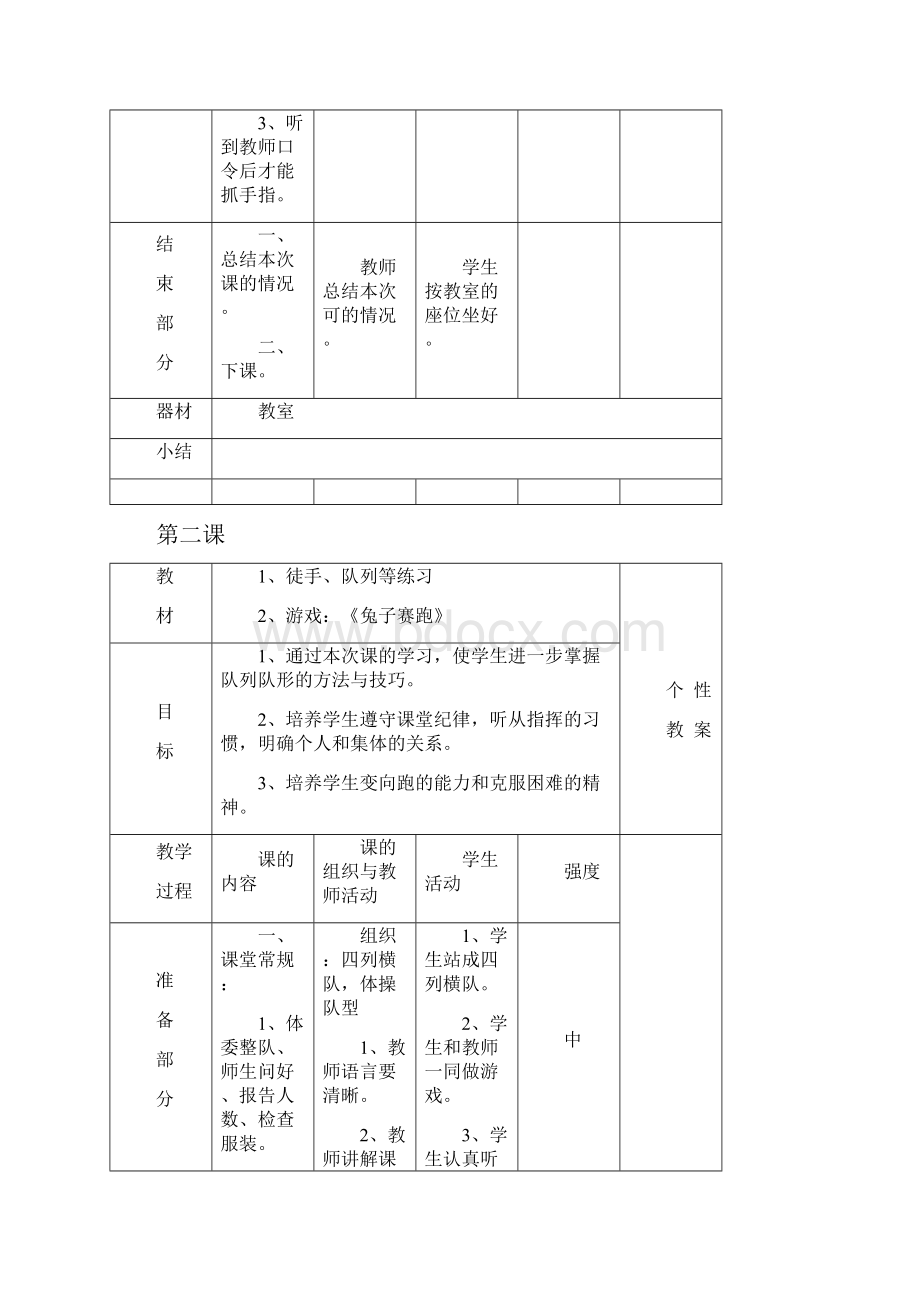 小学体育水平三全册教案4.docx_第3页