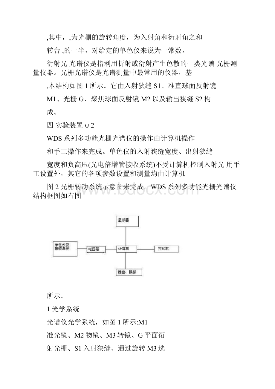 为入射角为衍射角则可导出光栅方程.docx_第3页