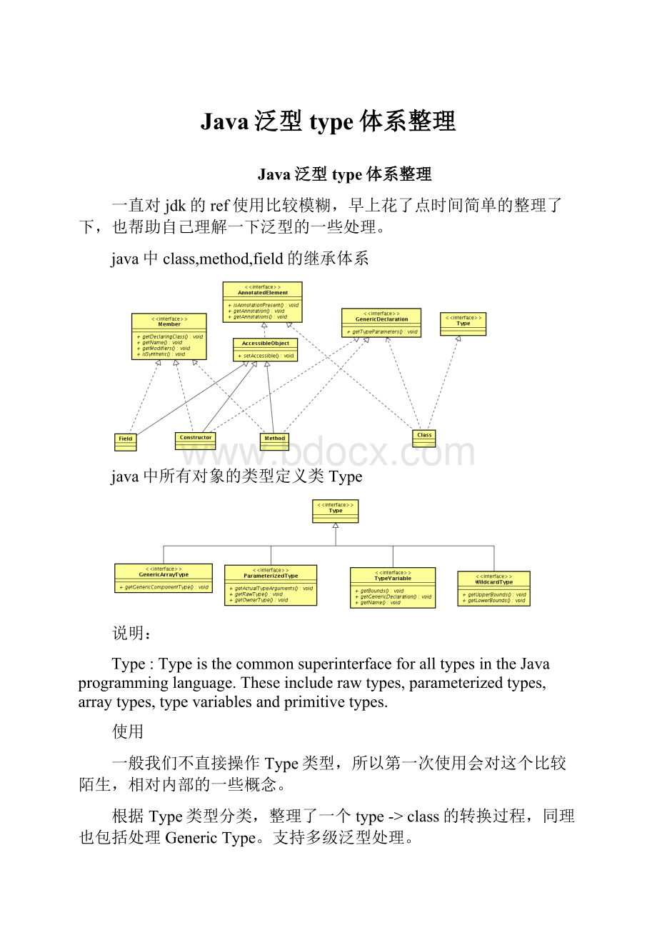 Java泛型type体系整理.docx