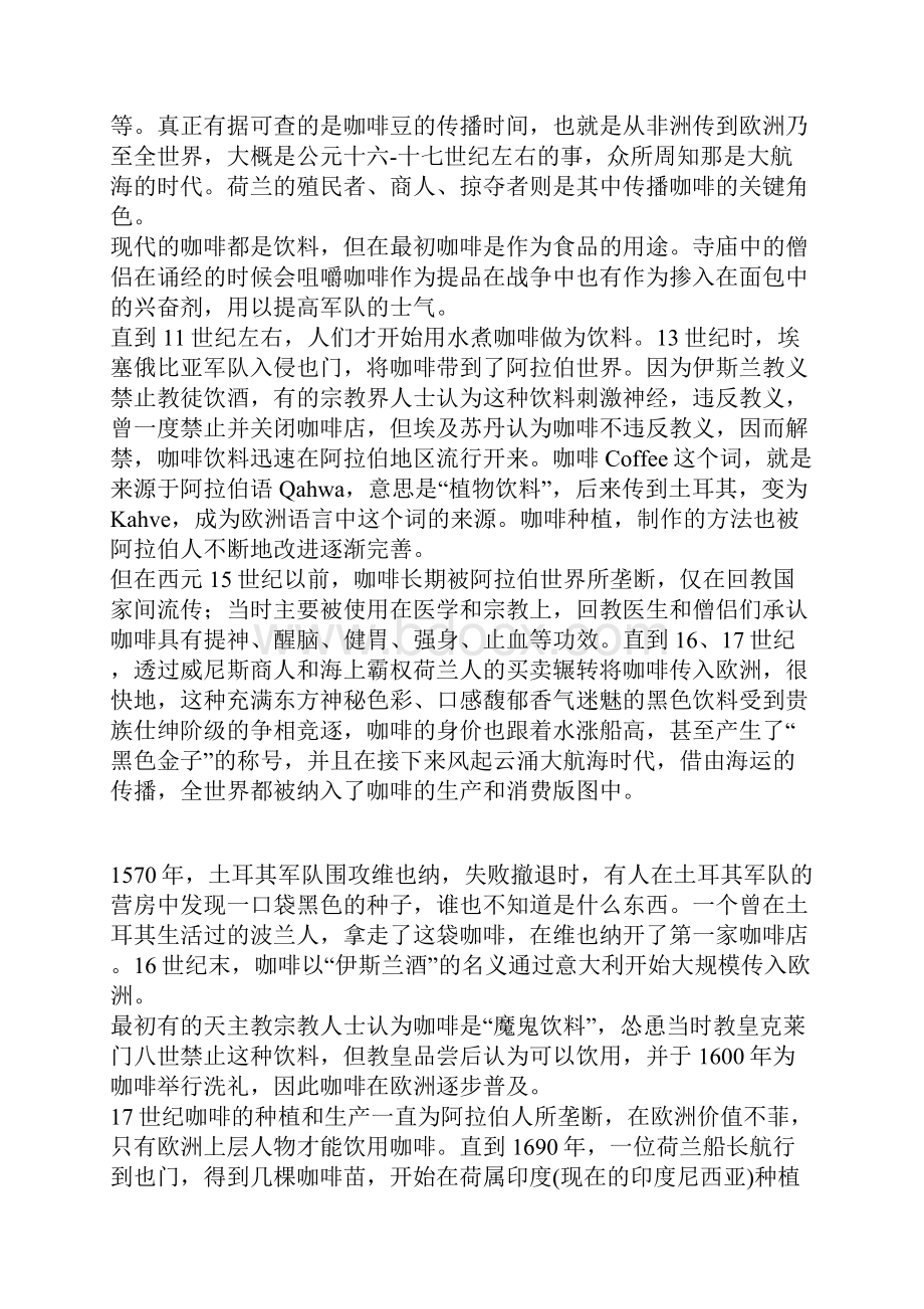 咖啡店创业计划书.docx_第2页