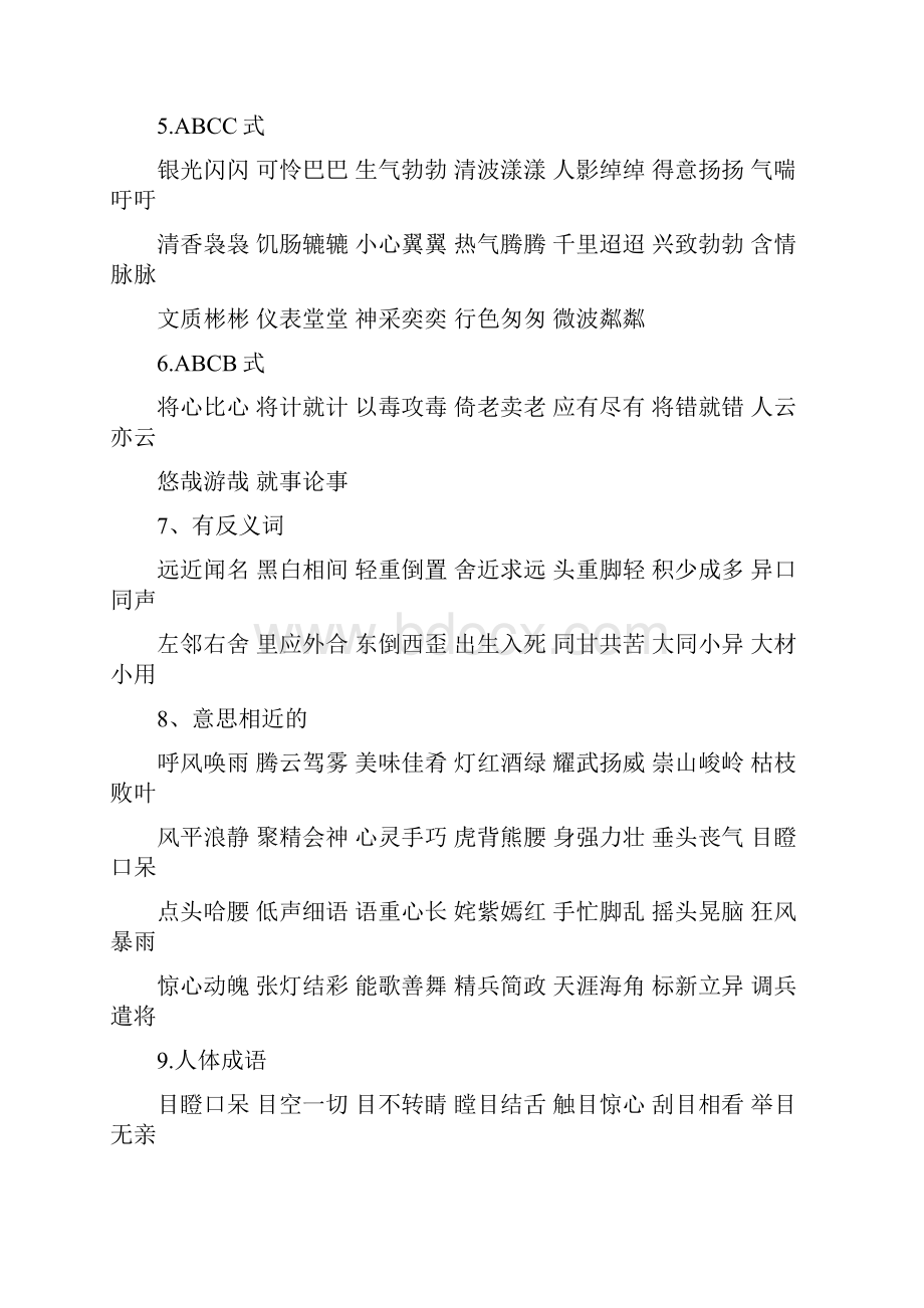 人教版小学语文六年级复习资料之日积月累及古诗词word精品文档14页.docx_第3页