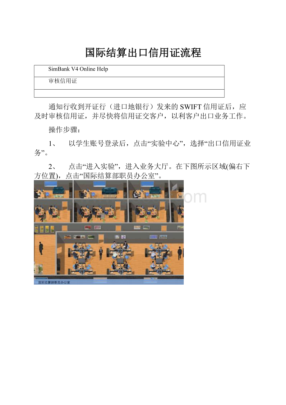 国际结算出口信用证流程.docx