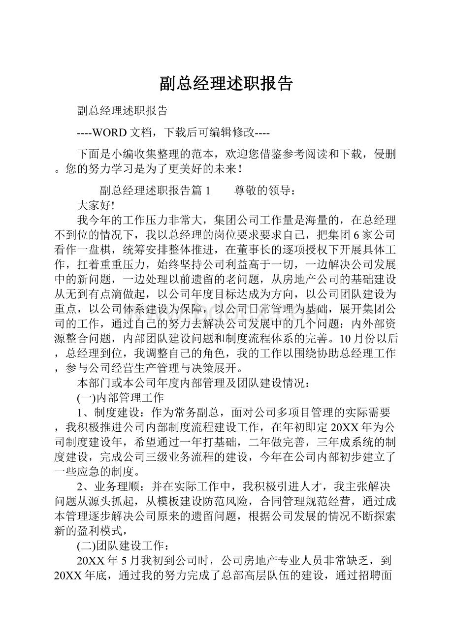 副总经理述职报告.docx