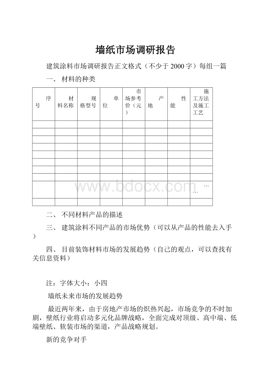 墙纸市场调研报告.docx