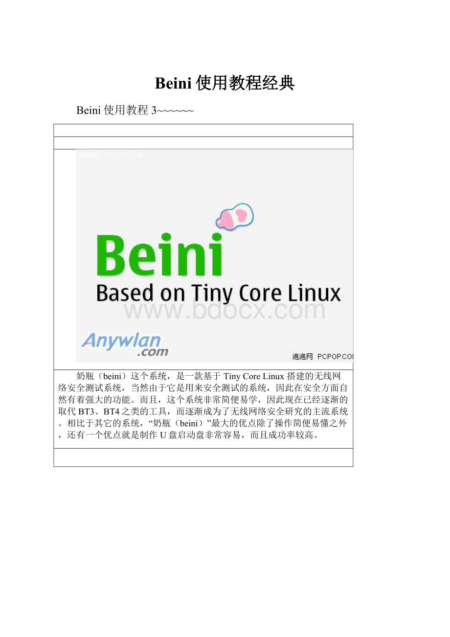 Beini使用教程经典.docx_第1页