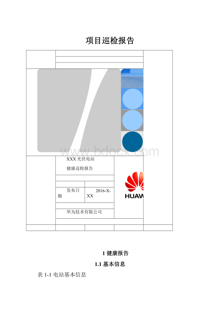 项目巡检报告.docx_第1页