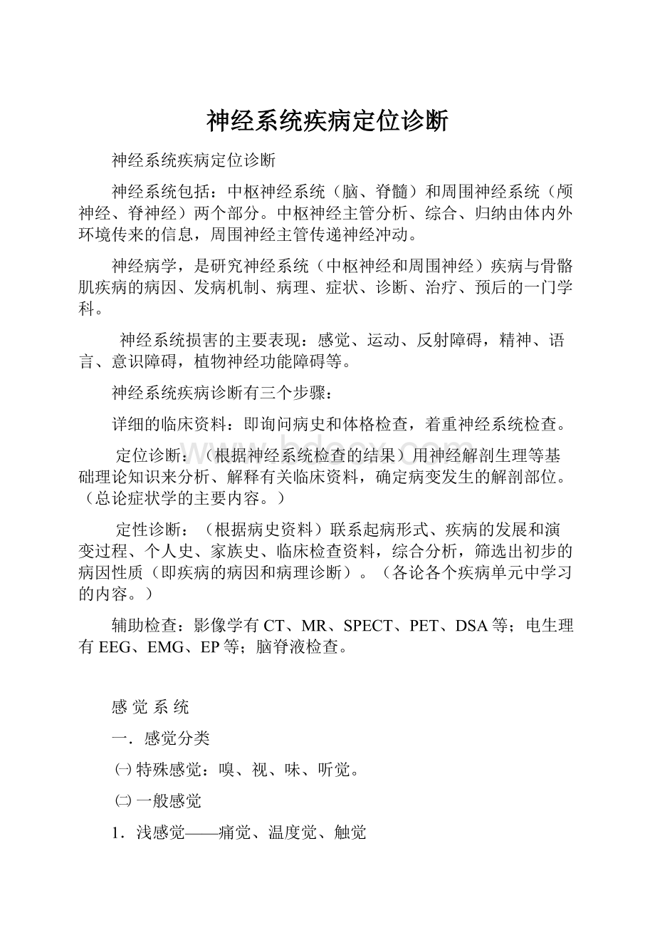 神经系统疾病定位诊断.docx_第1页