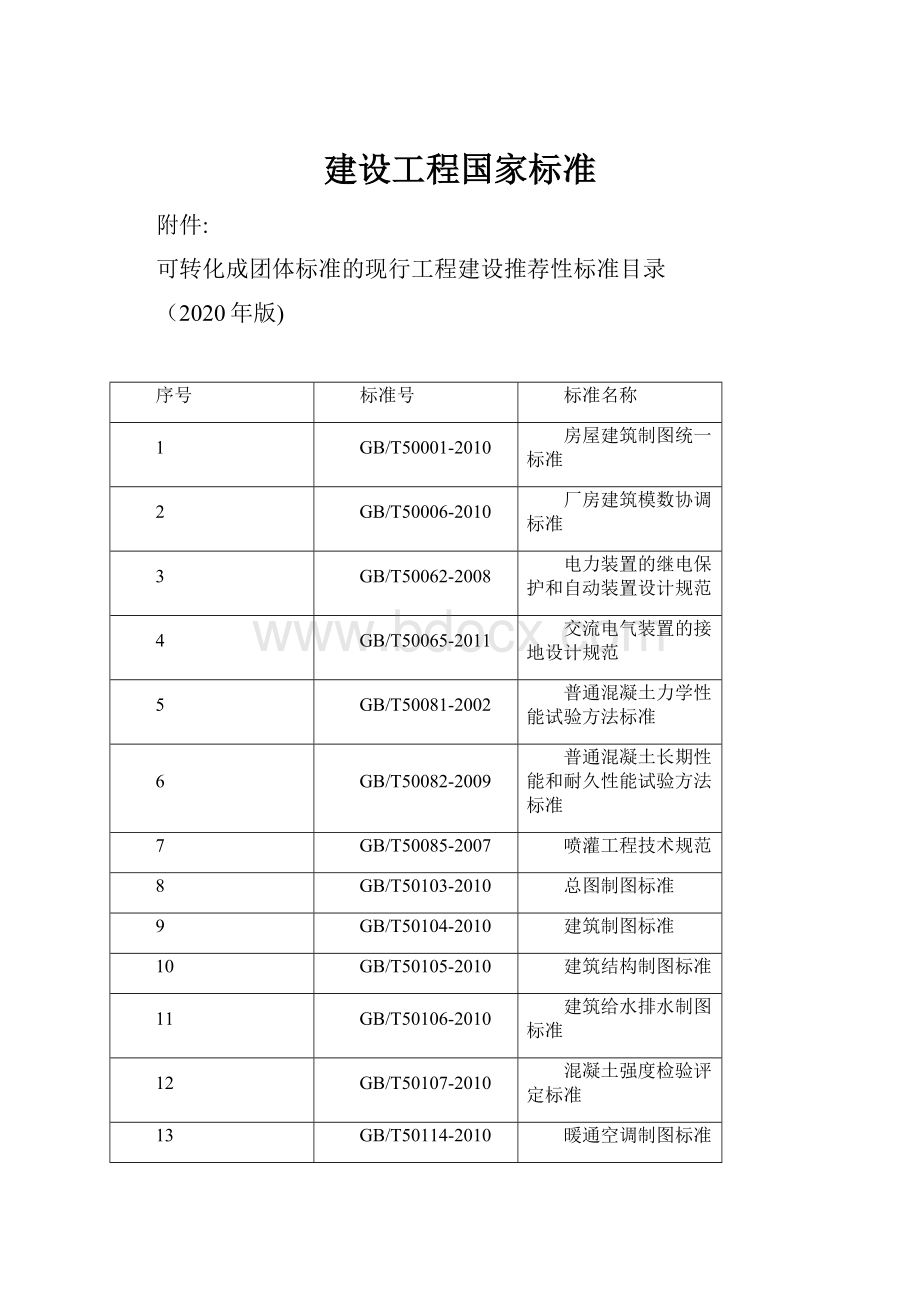 建设工程国家标准.docx_第1页