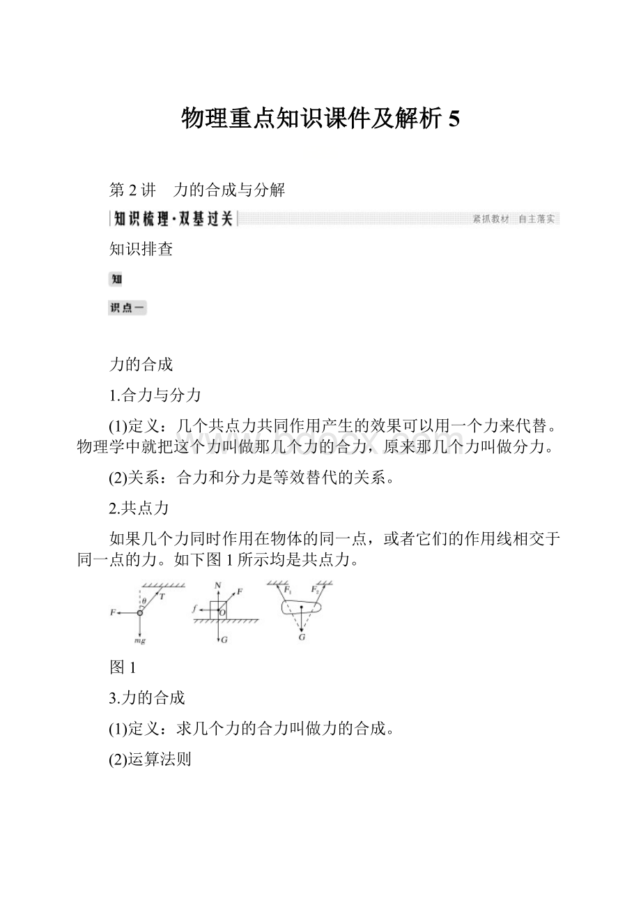 物理重点知识课件及解析 5.docx_第1页