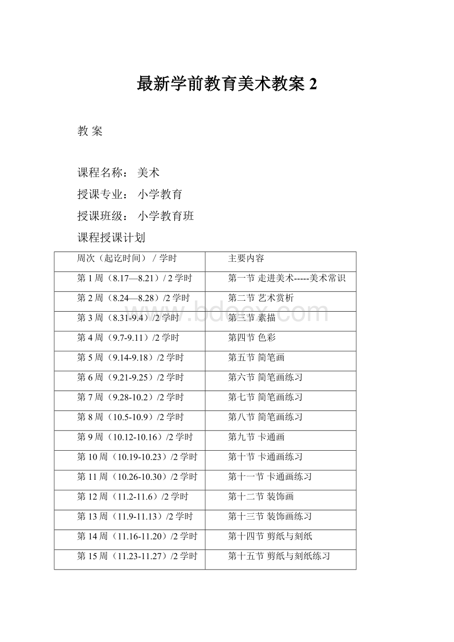 最新学前教育美术教案2.docx_第1页