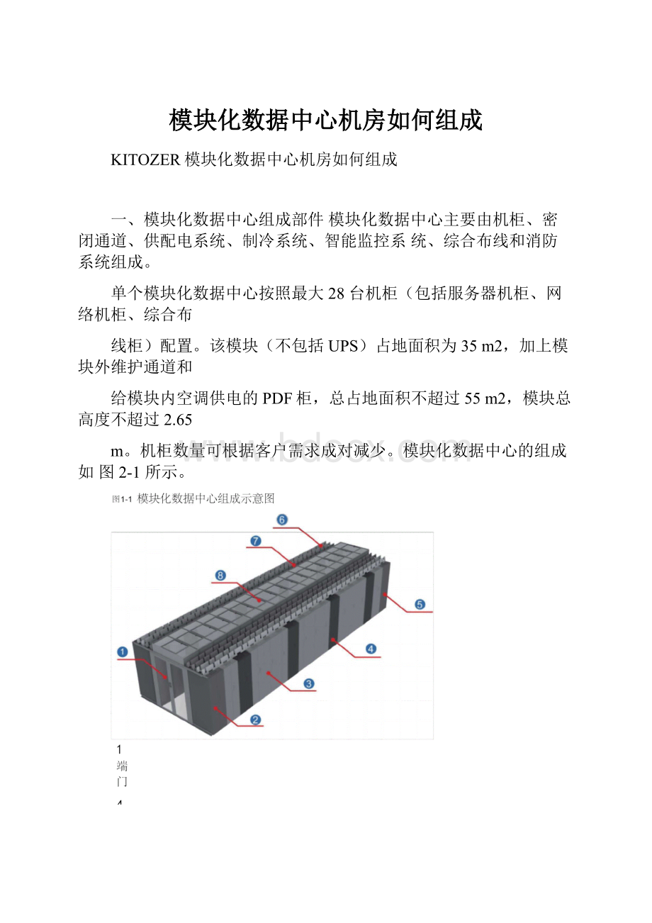 模块化数据中心机房如何组成.docx