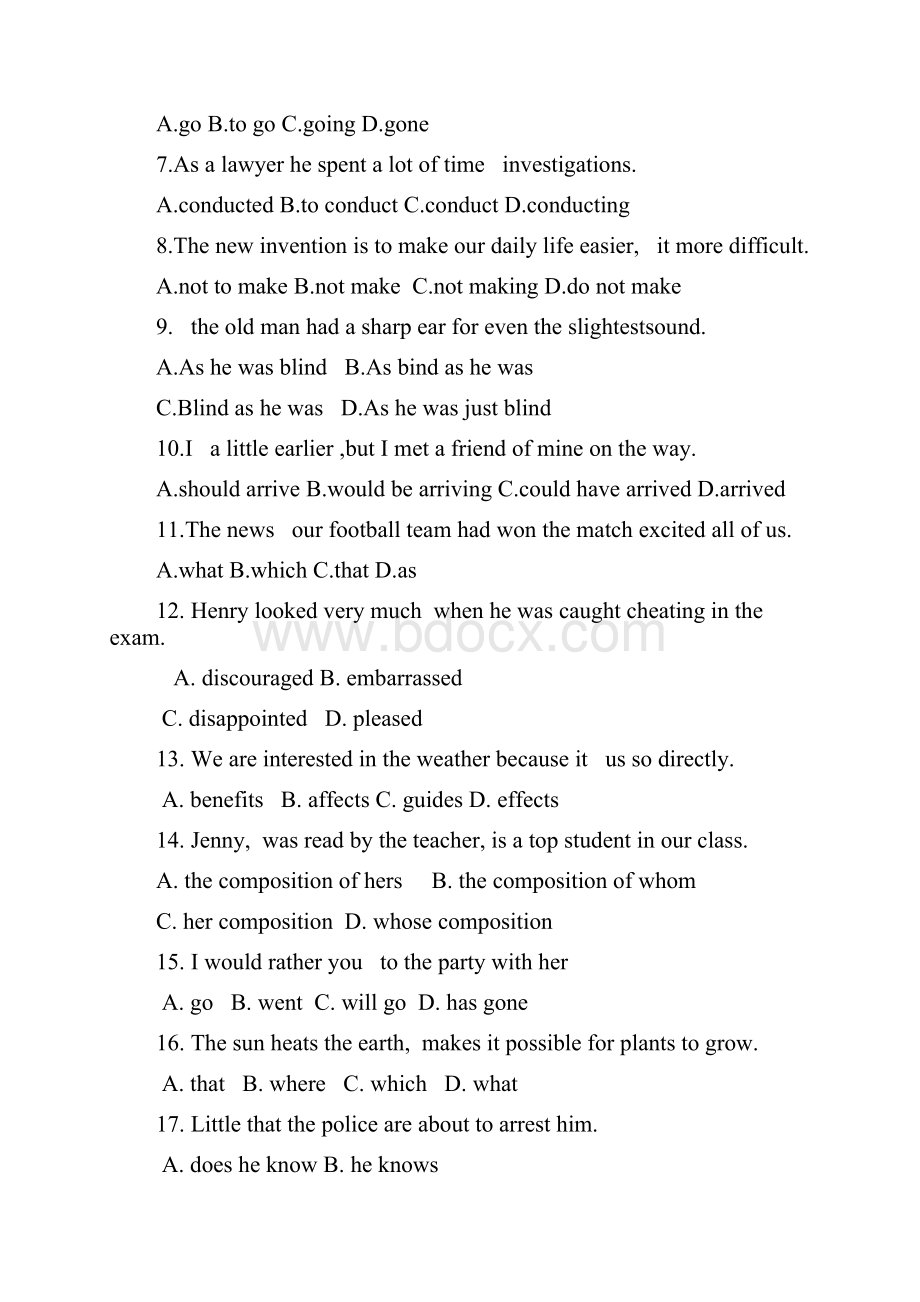 安徽省普高专升本英语真题和答案说课材料.docx_第2页