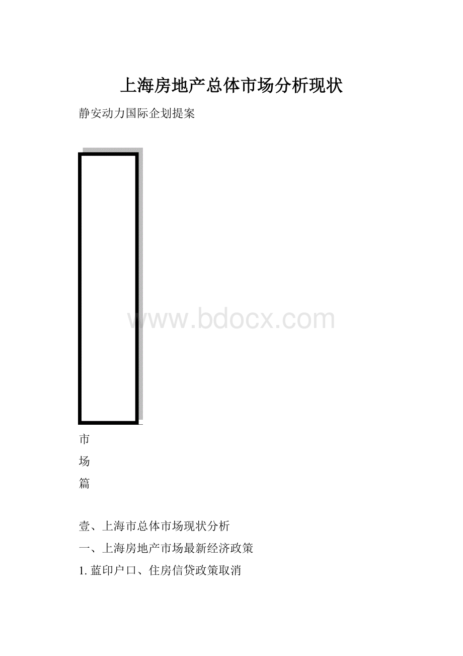 上海房地产总体市场分析现状.docx