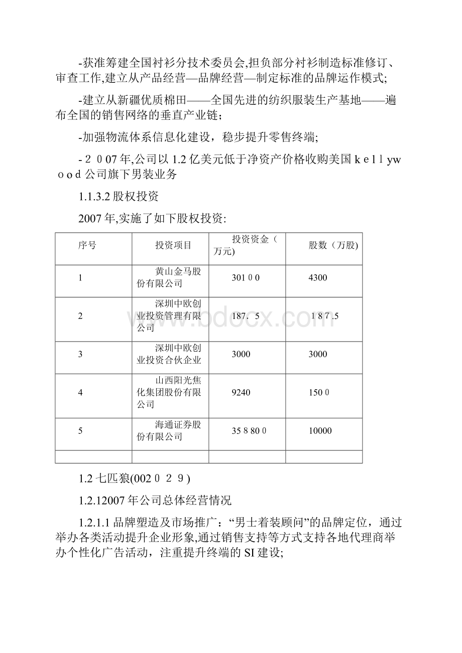 纺织服装行业竞争者动态分析报告.docx_第2页