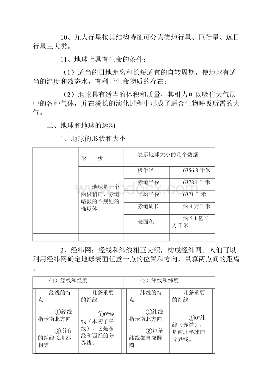 高中地理第一单元至第三单元知识点总结.docx_第3页