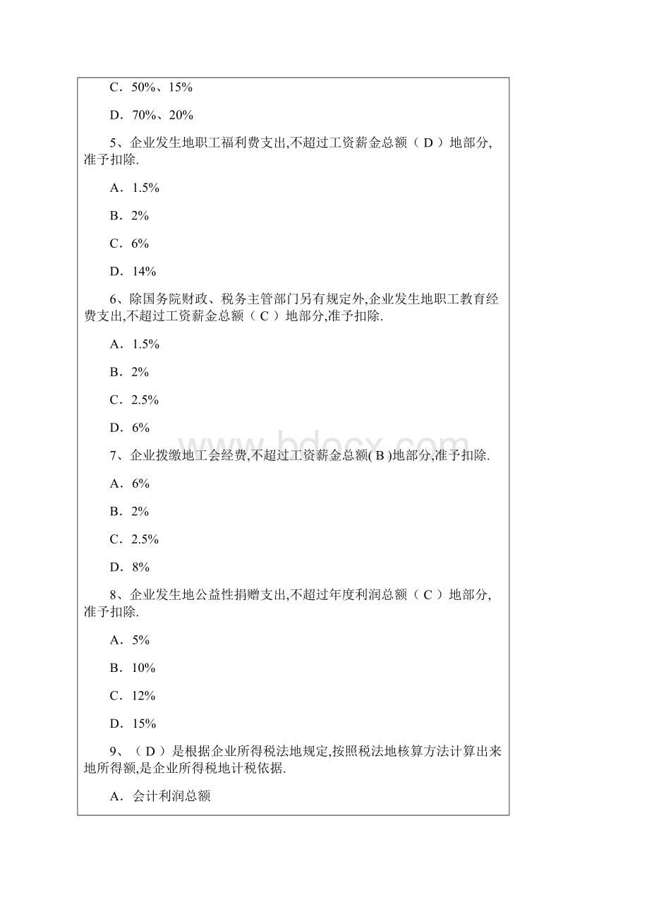 宁波市会计人员继续教育集中机考模拟.docx_第2页