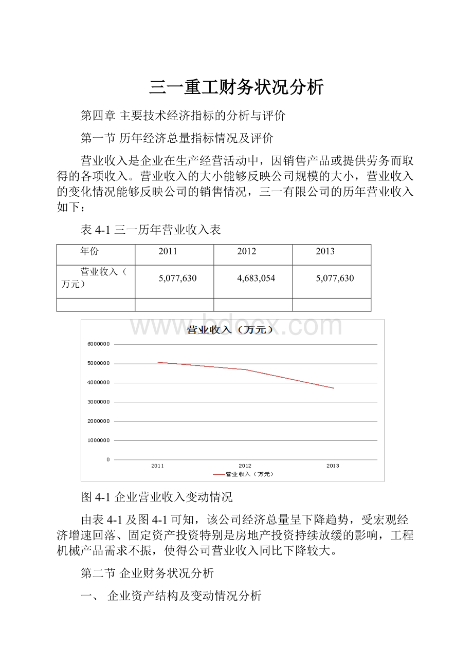 三一重工财务状况分析.docx