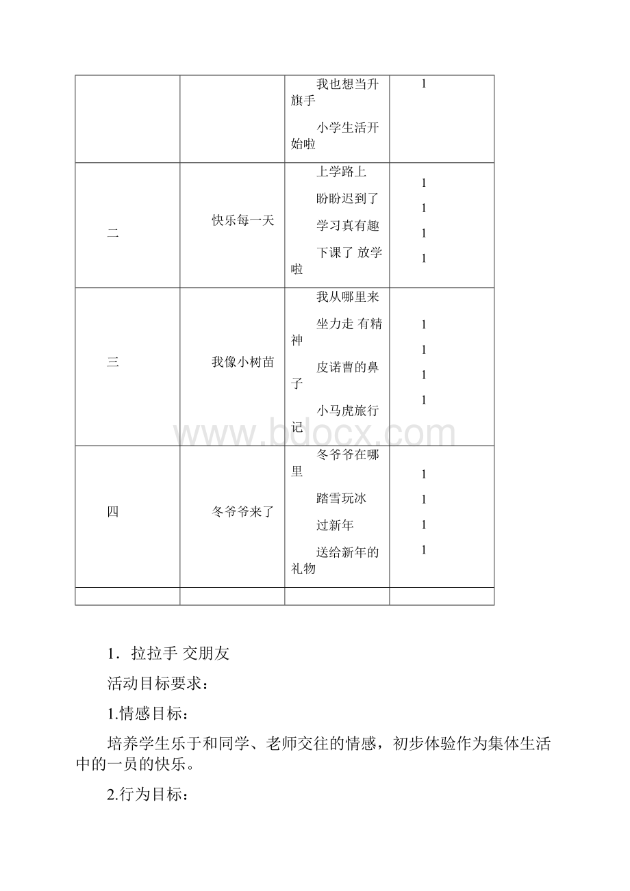 一年级思想品德教学计划.docx_第3页