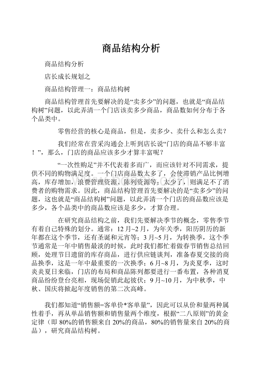 商品结构分析.docx_第1页