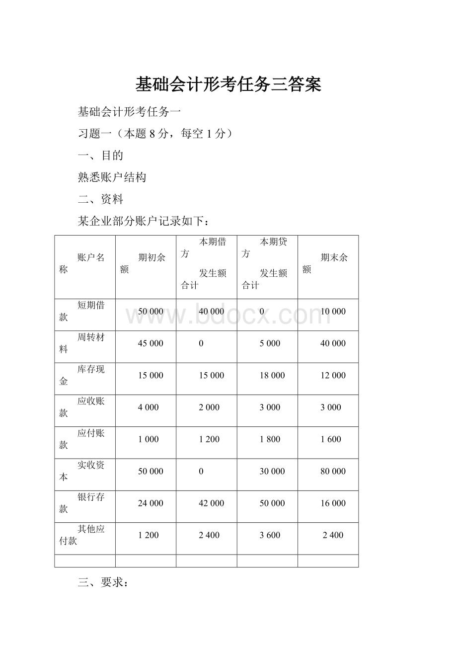 基础会计形考任务三答案.docx_第1页