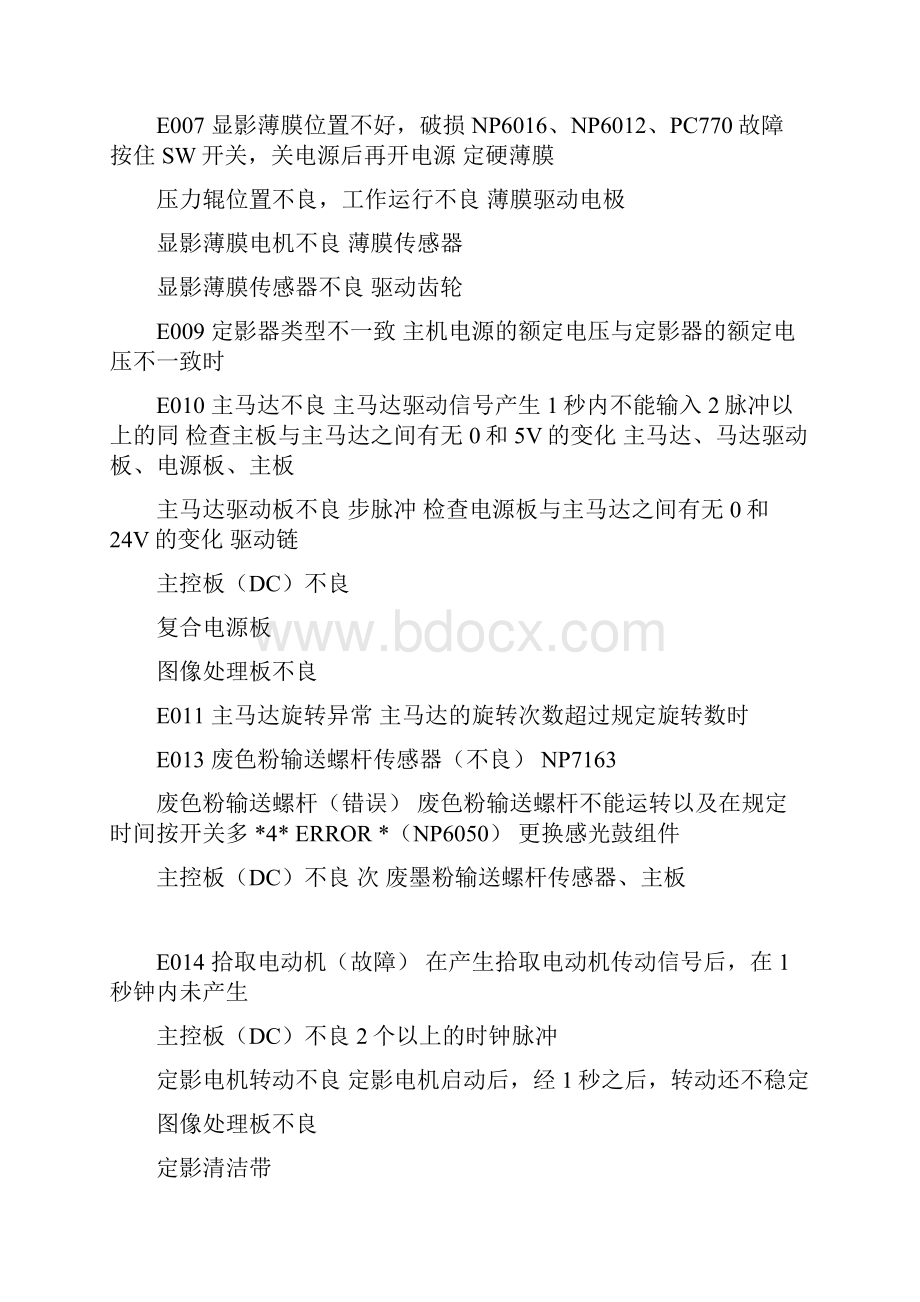 佳能复印机故障代码总结及故障代码解决方案大全.docx_第2页