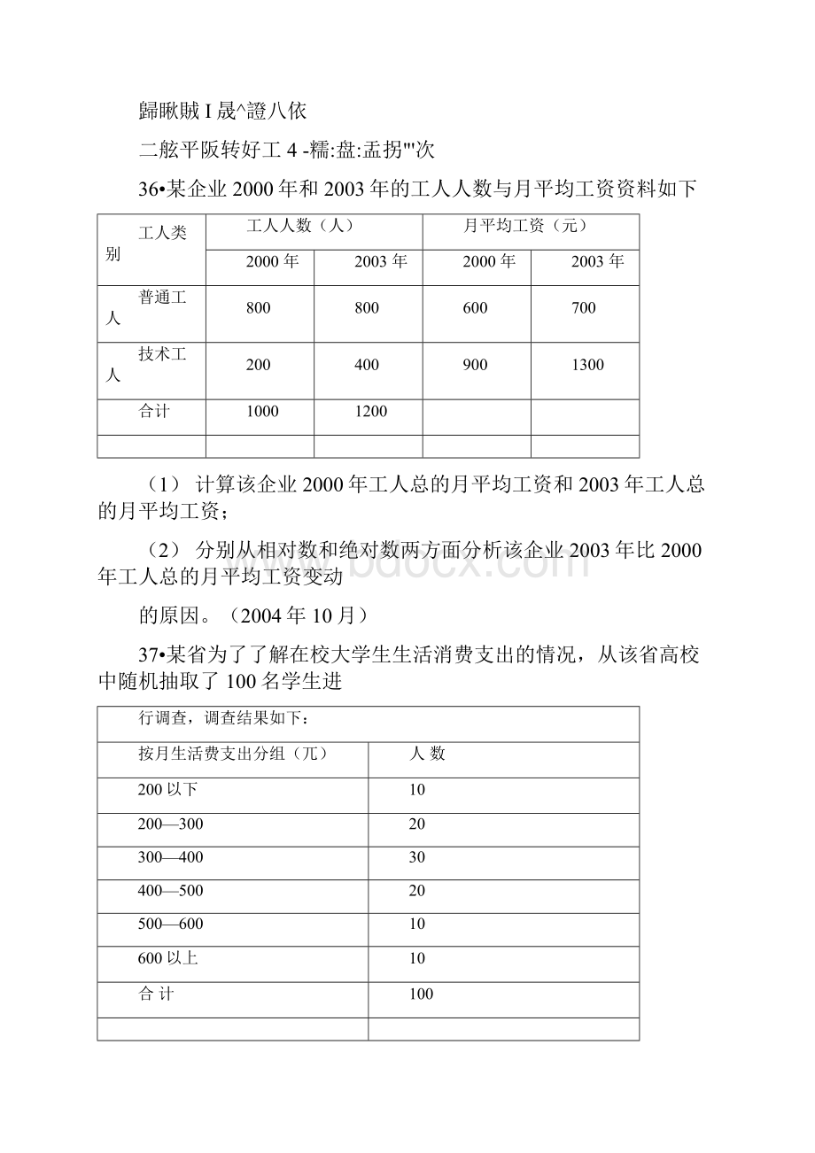 自考国民经济统计概论历年计算题答案.docx_第2页