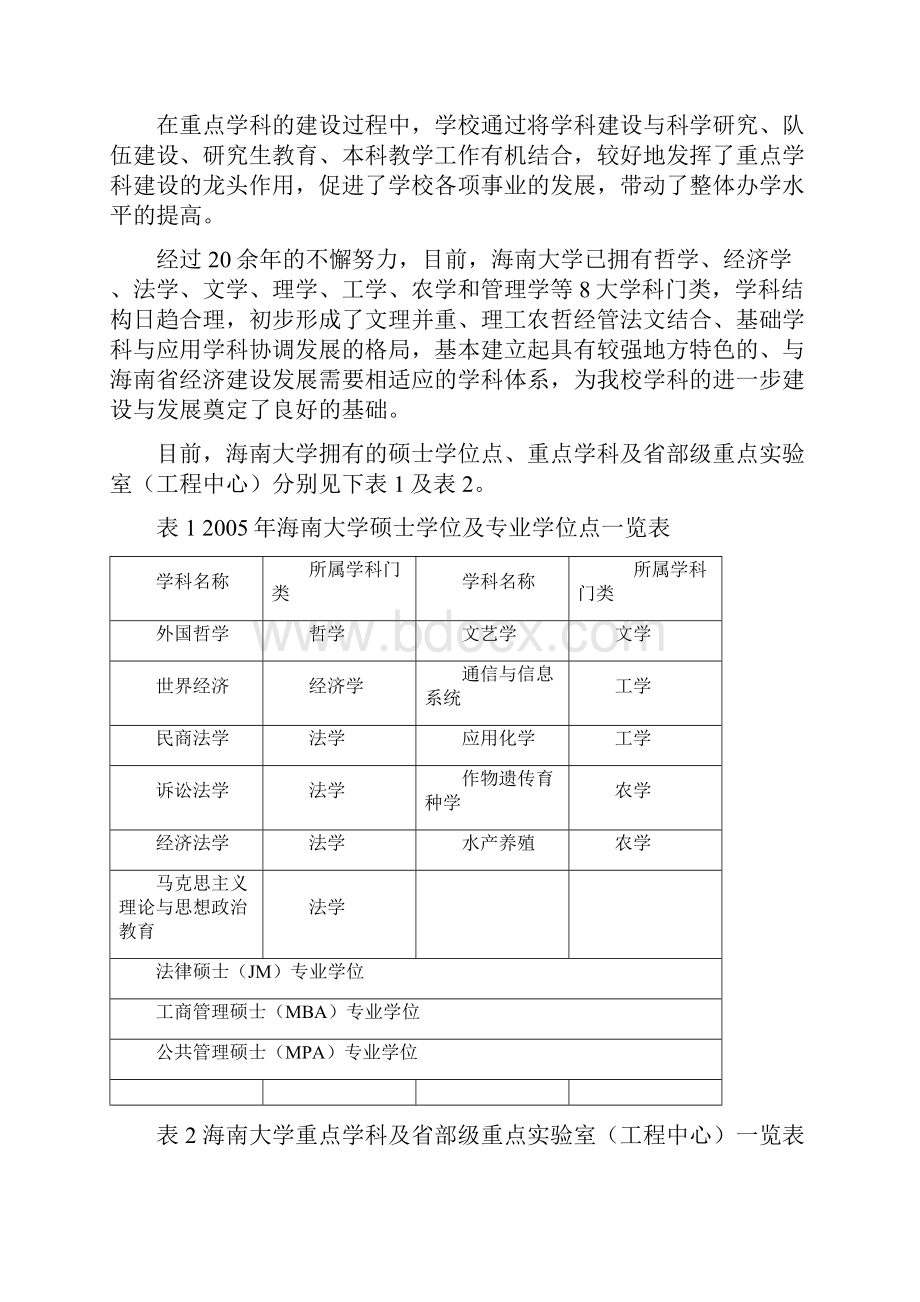 海南大学中长期学科建设发展规划.docx_第2页