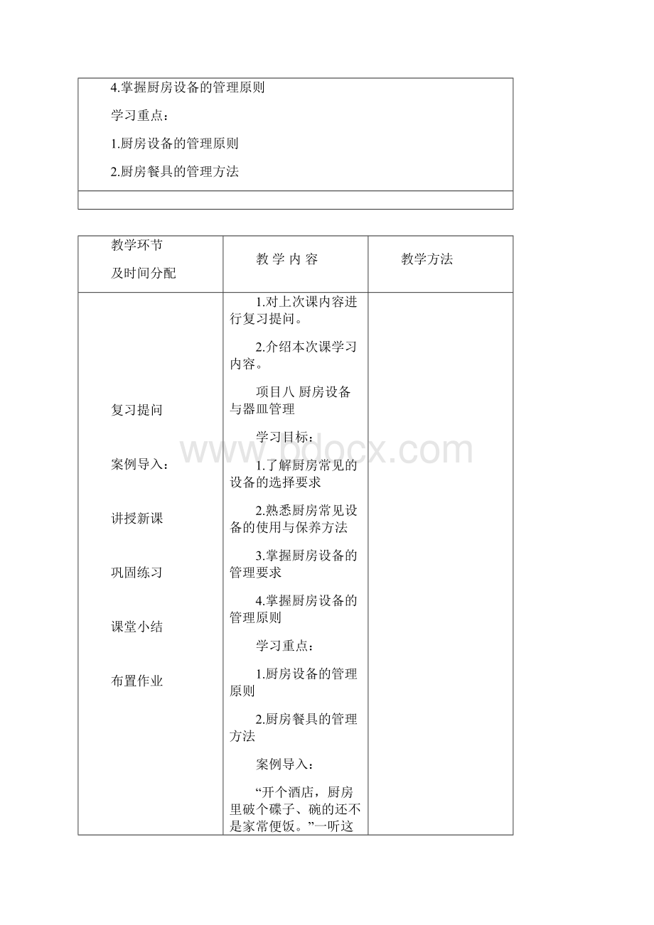 项目八厨房设备与器皿管理.docx_第2页