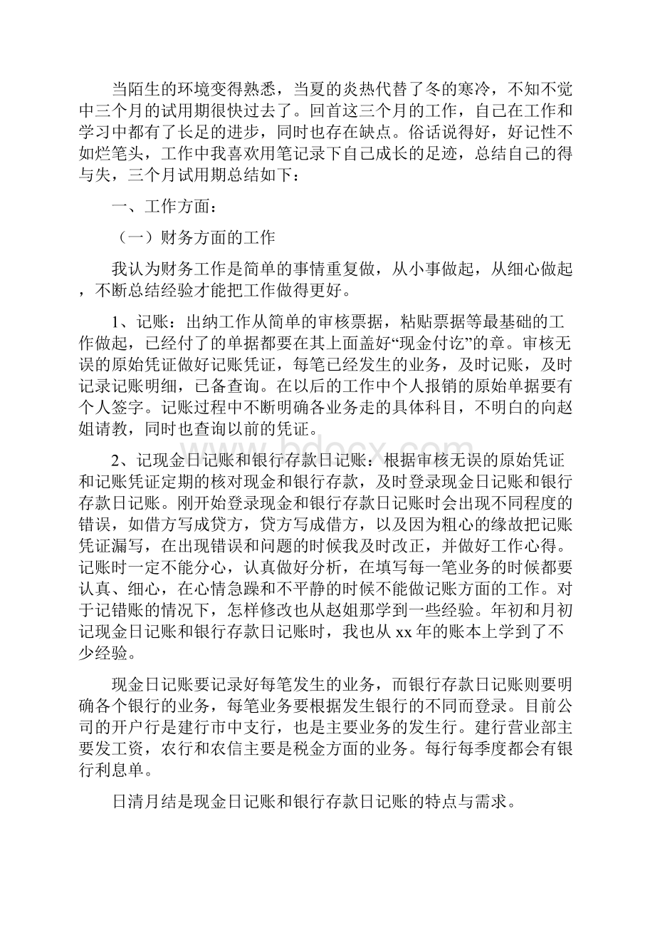 新员工试用期工作个人总结三篇.docx_第2页