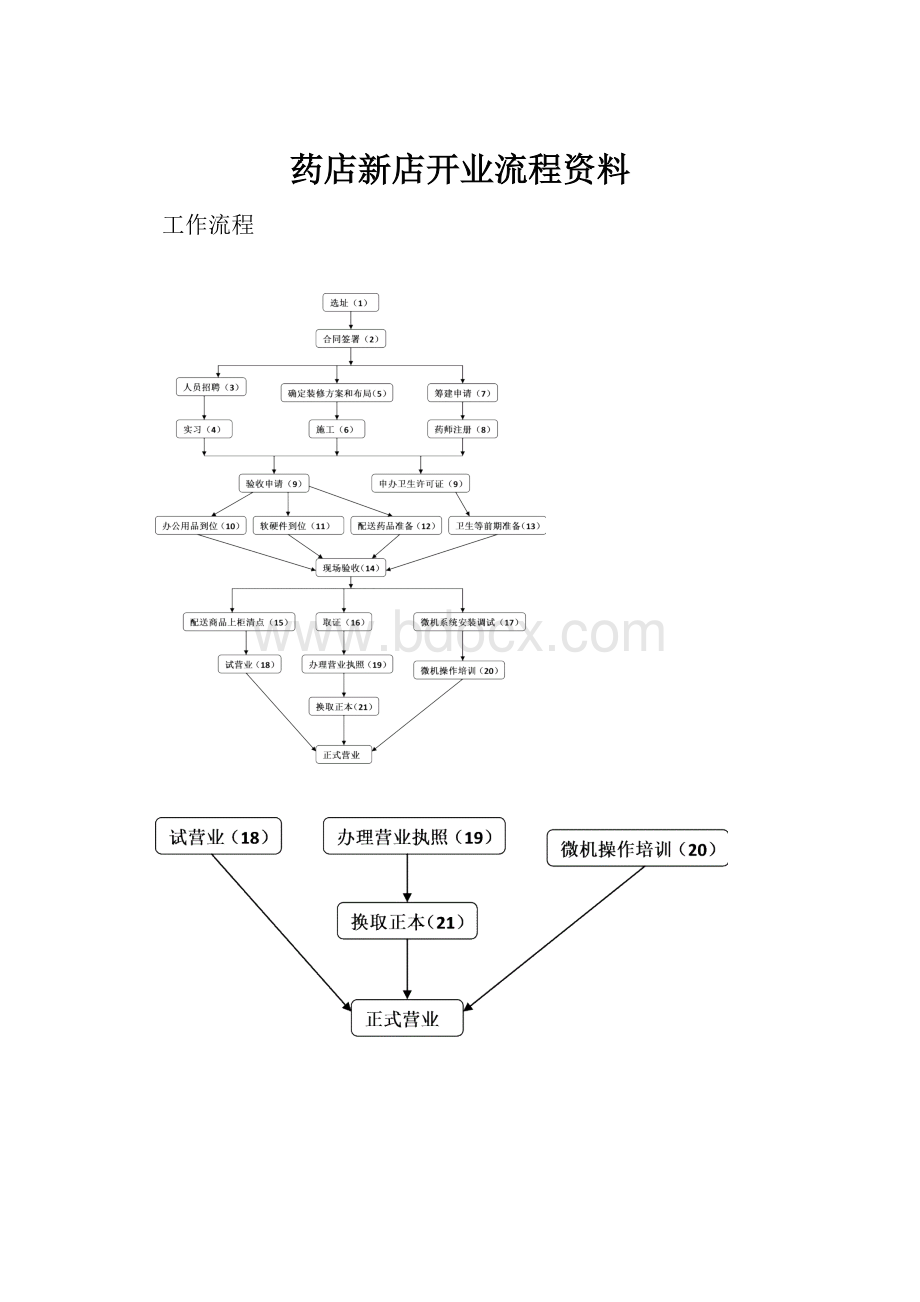 药店新店开业流程资料.docx