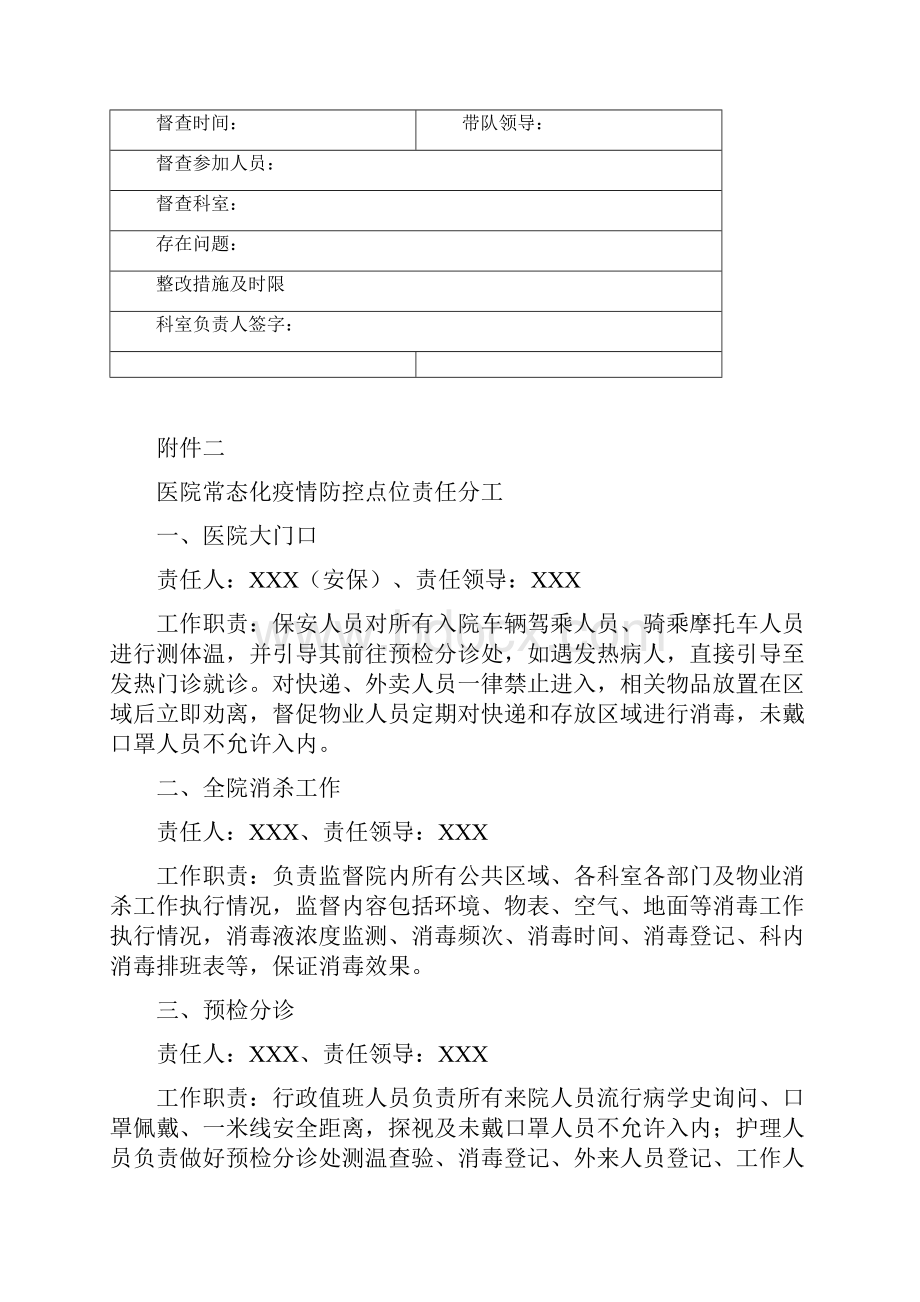 最新版医院常态化疫情防控督查工作方案.docx_第3页