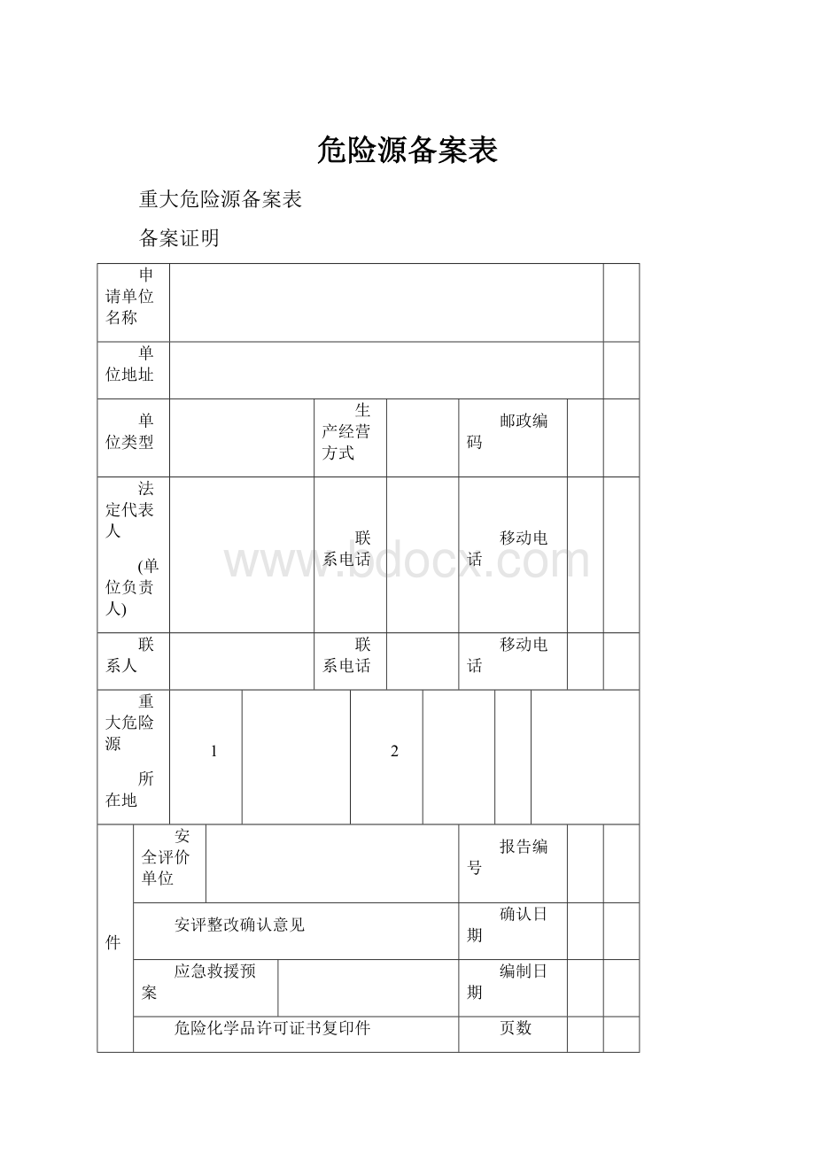 危险源备案表.docx_第1页